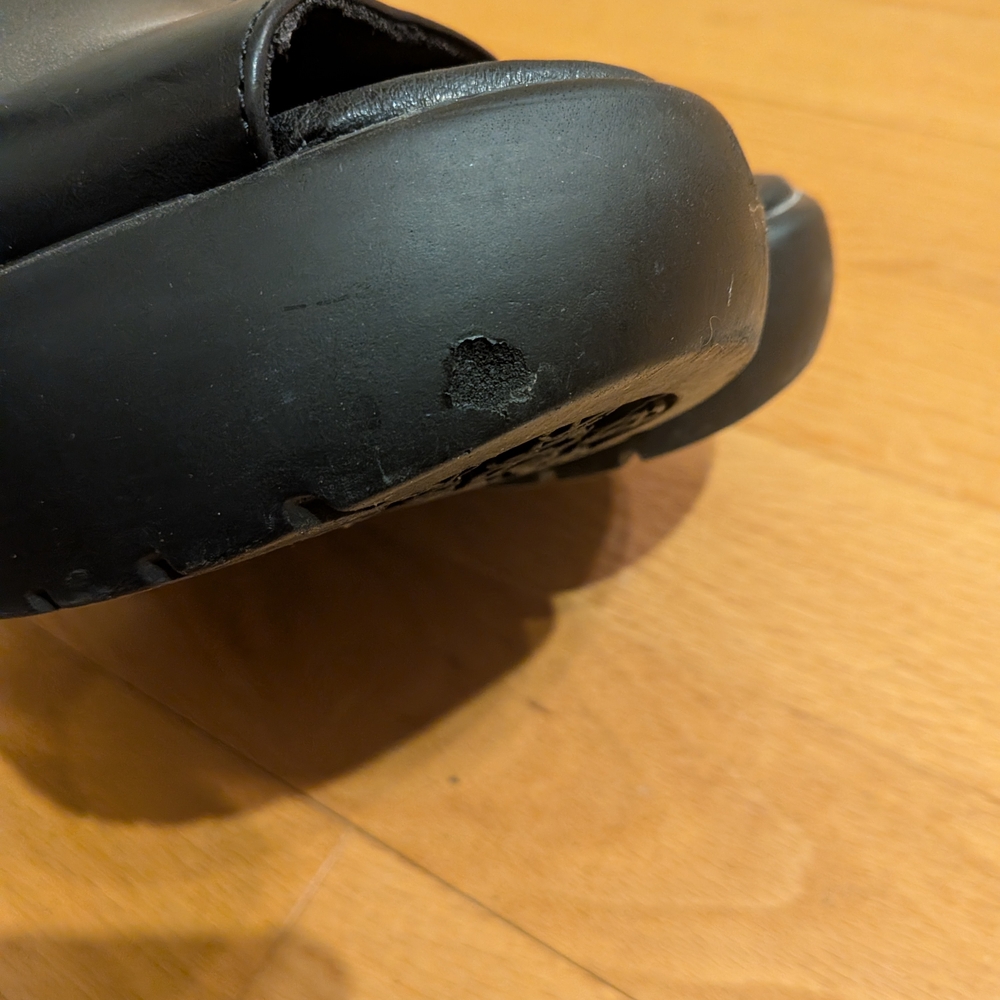 Black Platform Mules - image 6